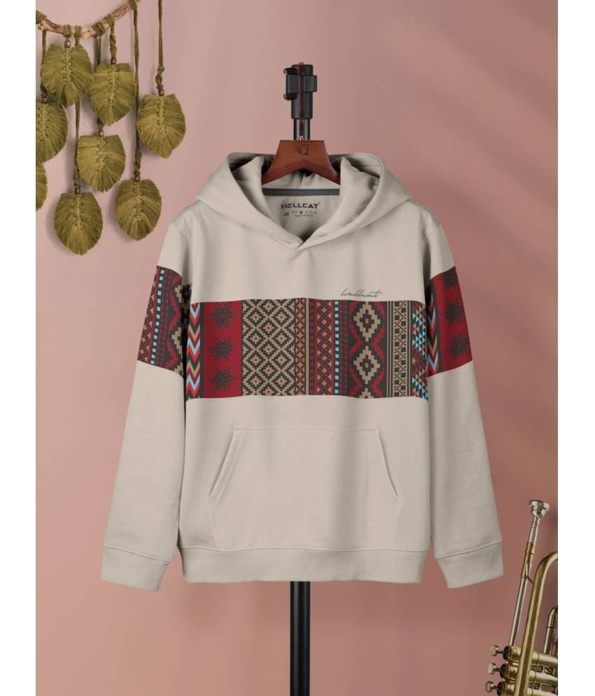     			HELLCAT Single Girls Cotton Blend Sweatshirt ( Beige )