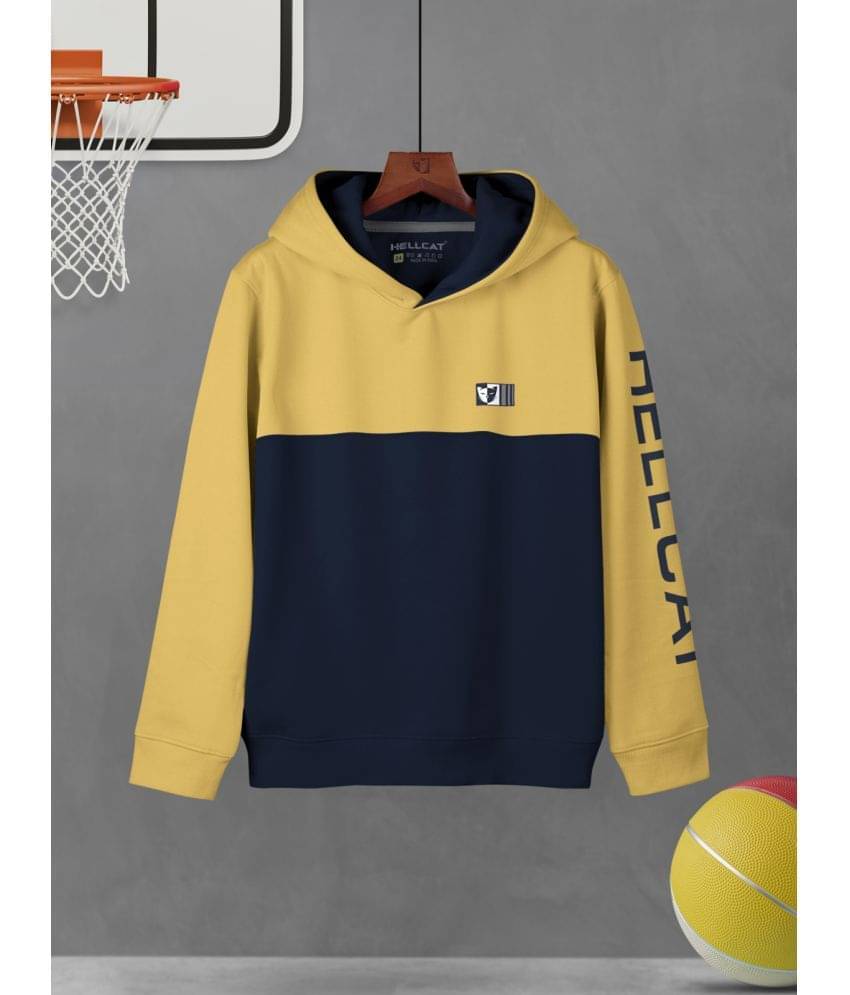     			HELLCAT Pack of 1 Boys Cotton Blend T-Shirt ( Mustard )