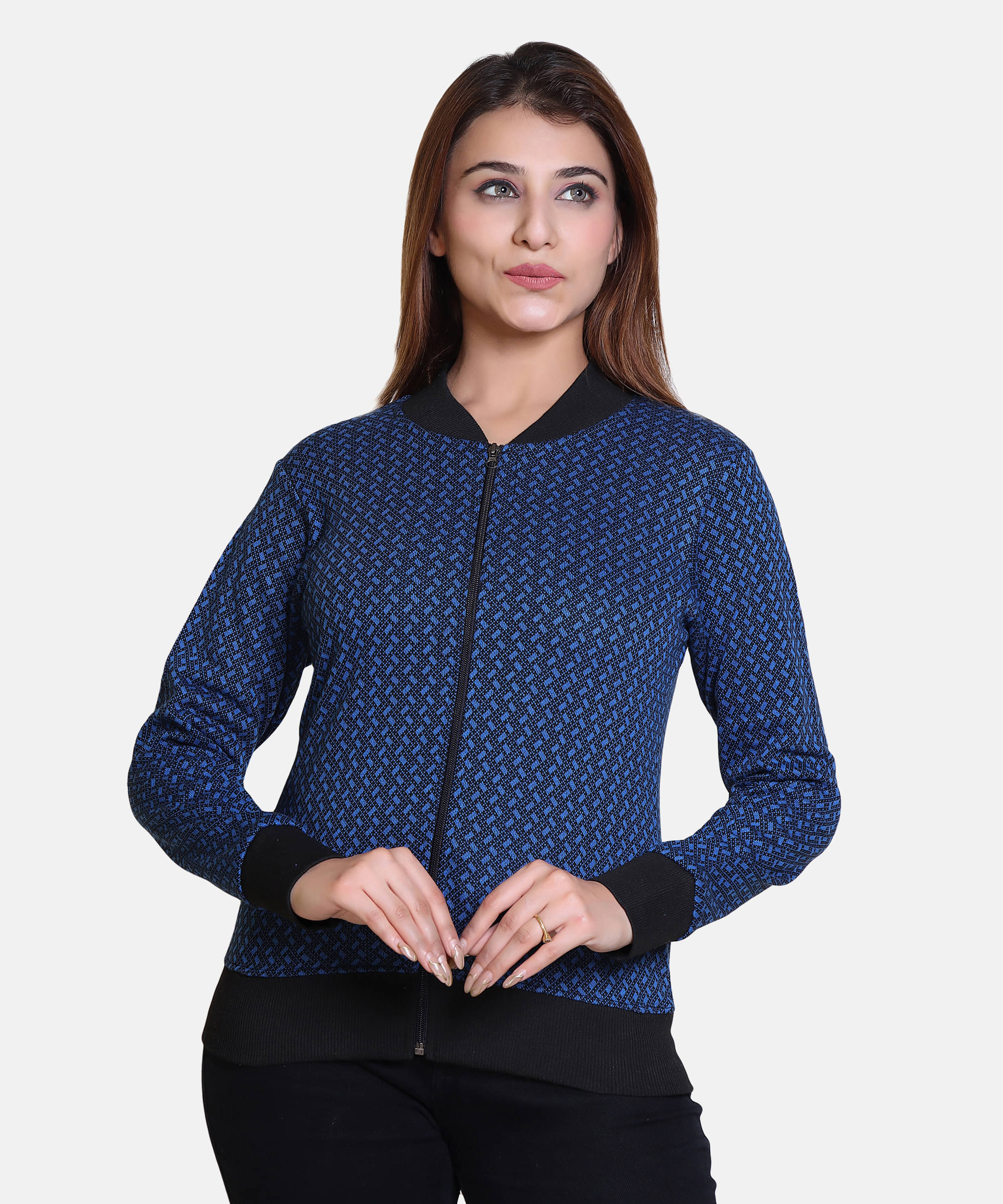 Honey Bell Fleece Women's Non Hooded Sweatshirt ( BLUE ) Honey Bell Fleece Women's Non Hooded Sweatshirt ( BLUE )