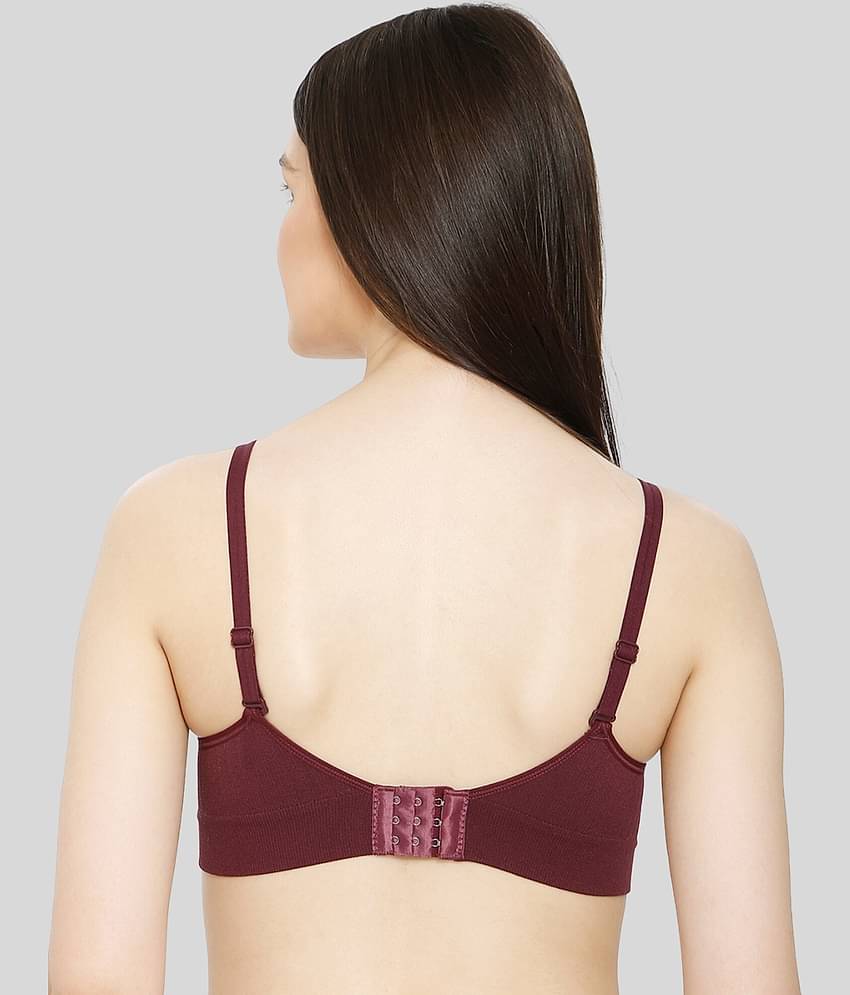 ILRASO Cotton Non Padded Women's T-Shirt Bra ( Black )