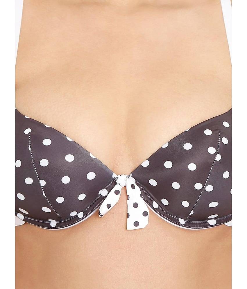 ILRASO Nylon Lightly Padded Women's Push Up Bra ( White )