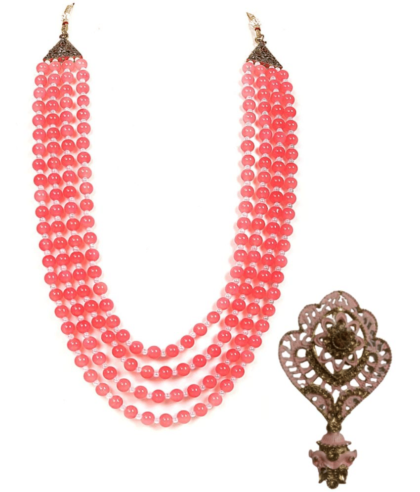 Wedding Groom Mala & Brooch Set for Men - Jewellery Sets | Buy online on ZillyBuy