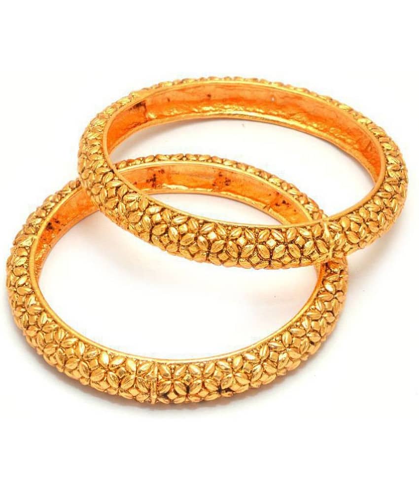 Jewar Mandi - Gold Kada Set ( Pack of 1 ) - Bangles & Bracelets | Buy online on ZillyBuy