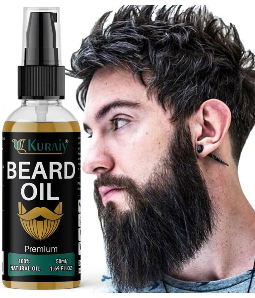 KURAIY Beard Growth Oil 100% Natural Beard Growth Oil Products For Men PACK OF 1 - Beard Care and Tools | Buy online on ZillyBuy