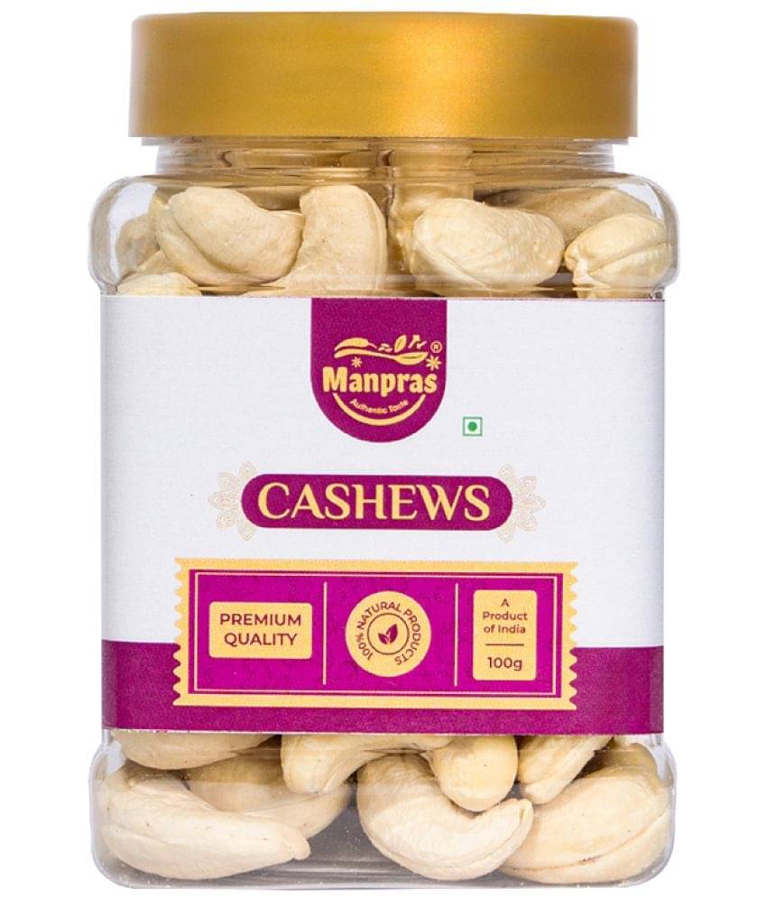 MANPRAS Premium Cashews 100Gms. (Pack of 1) MANPRAS Premium Cashews 100Gms. (Pack of 1)