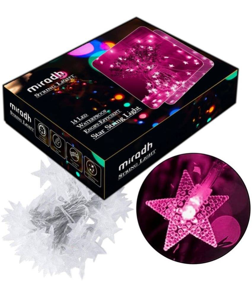 MIRADH - Pink 3Mtr String Light ( Pack of 1 ) MIRADH - Pink 3Mtr String Light ( Pack of 1 )