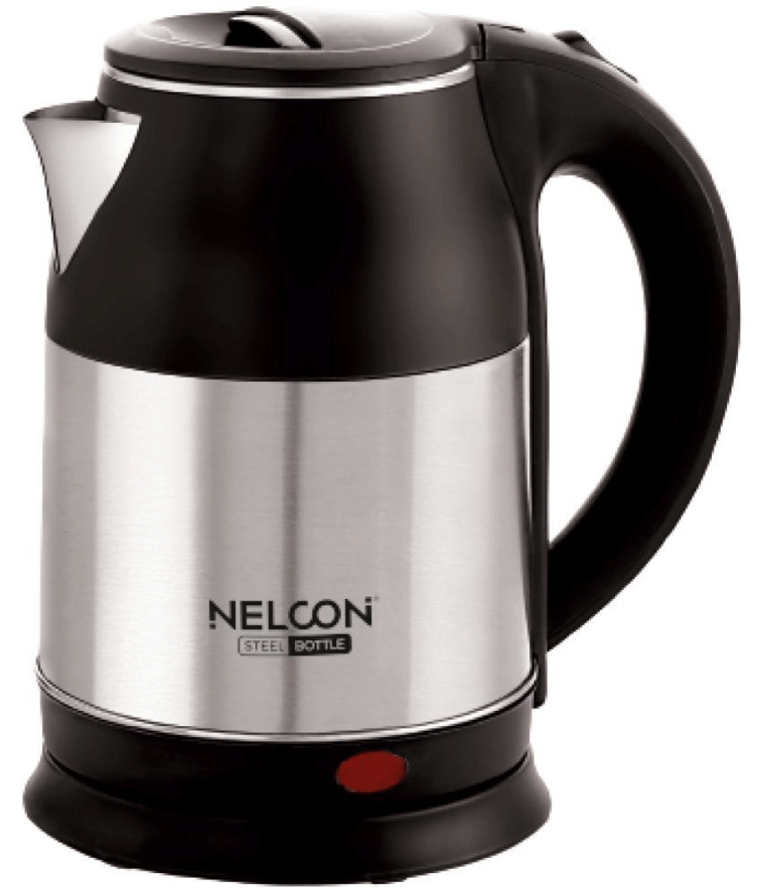 Nelcon Black 1.8 litres Stainless Steel Multifunctional Kettle