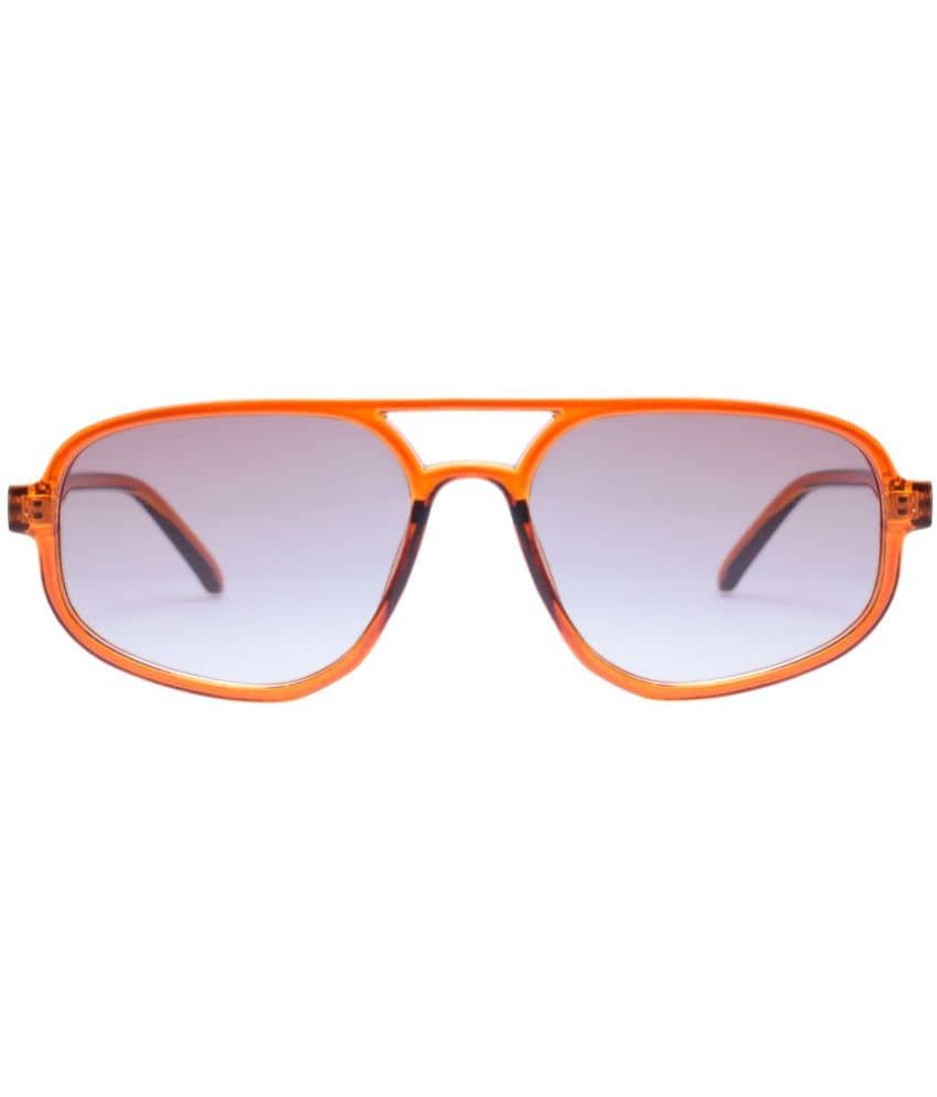 Peter Jones - Orange Square Sunglasses ( Pack of 1 )