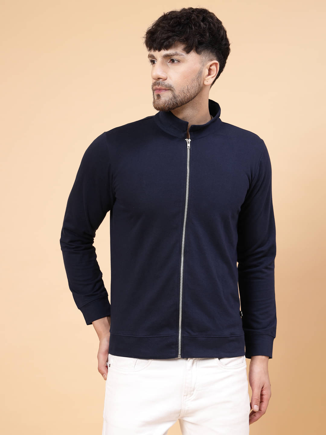 Rigo Cotton Men's Casual Jacket - Navy ( Pack of 1 )     			Rigo Cotton Men's Casual Jacket - Navy ( Pack of 1 )