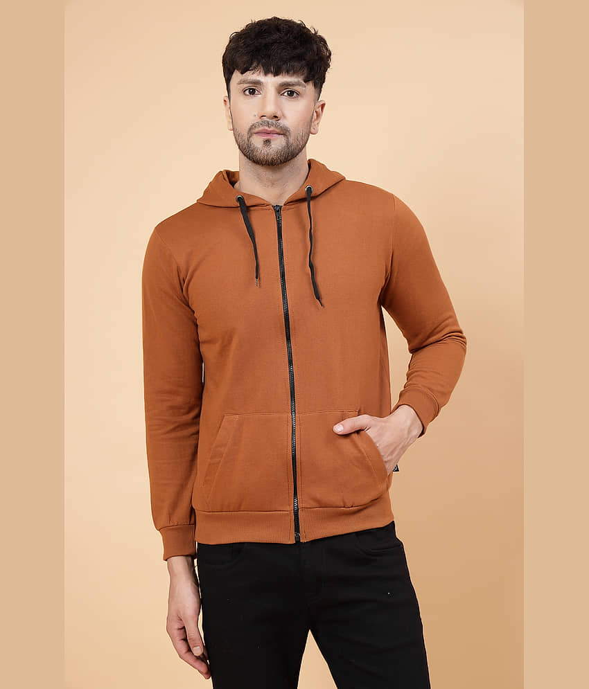 Rigo Fleece Men's Casual Jacket - Brown ( Pack of 1 ) - Jackets & Coats | Buy online on ZillyBuy