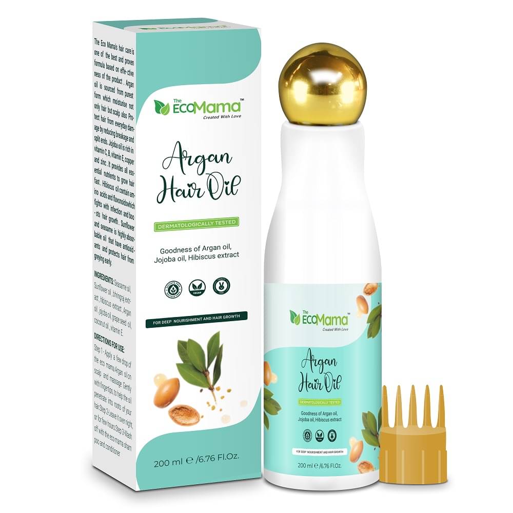 The Eco Mama - Damage & Repair Argan Oil 200 ml ( Pack of 1 ) The Eco Mama - Damage & Repair Argan Oil 200 ml ( Pack of 1 )