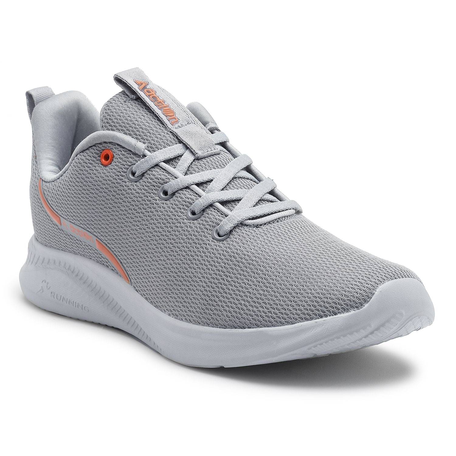     			Action - Sports Running Shoes Light Grey Men's Sports Running Shoes