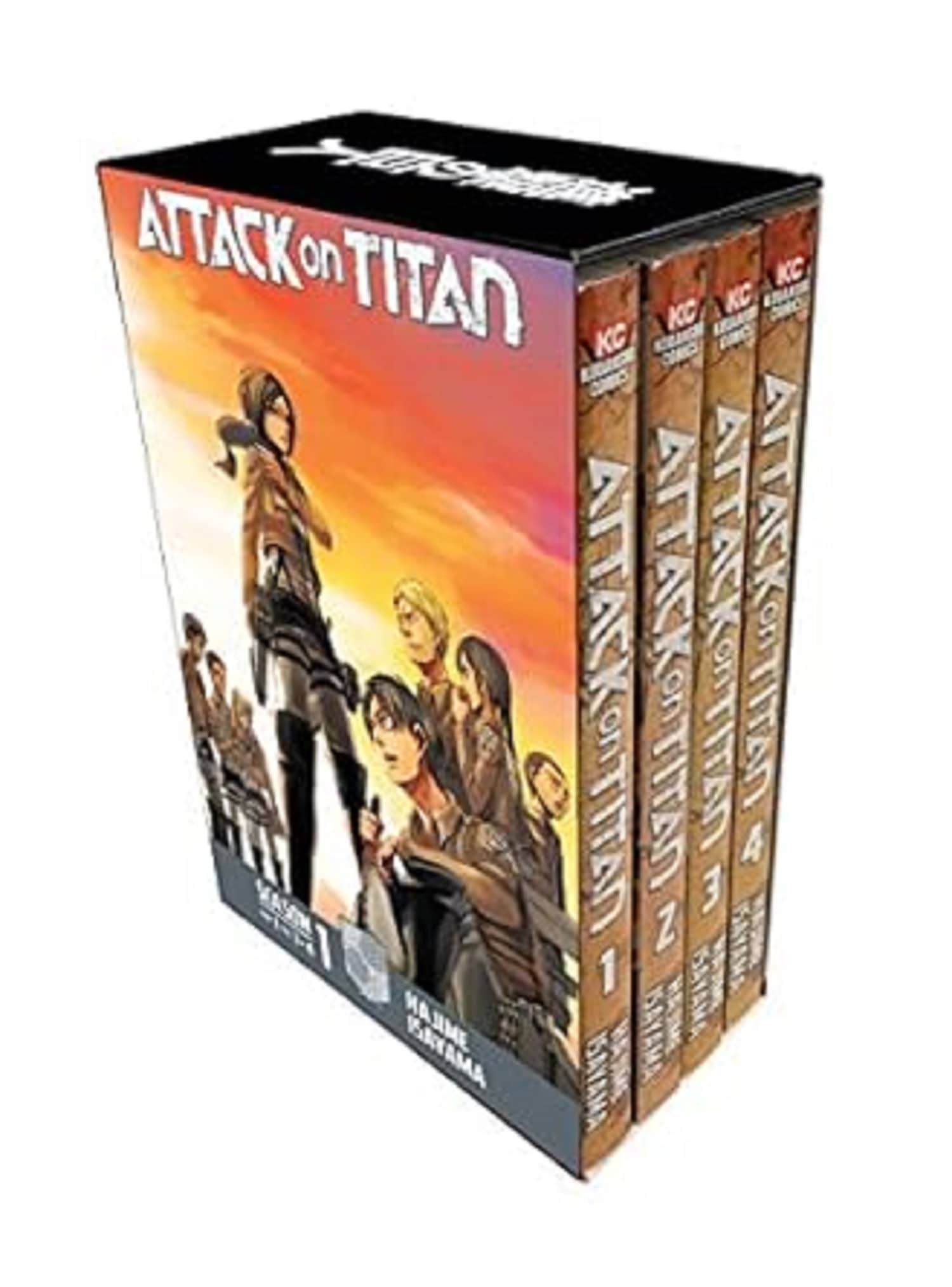 Attack on Titan Season 1 Part 1 Manga Bo (Attack on Titan Manga Box Sets) Paperback – 24 April 2018