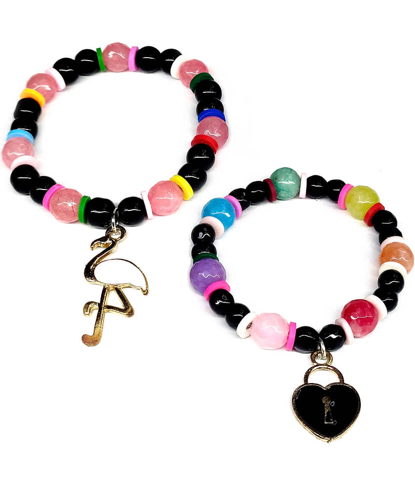 DAIVYA WELLNESS - Multicolor Bracelet ( Pack of 2 ) - Bangles & Bracelets | Buy online on ZillyBuy