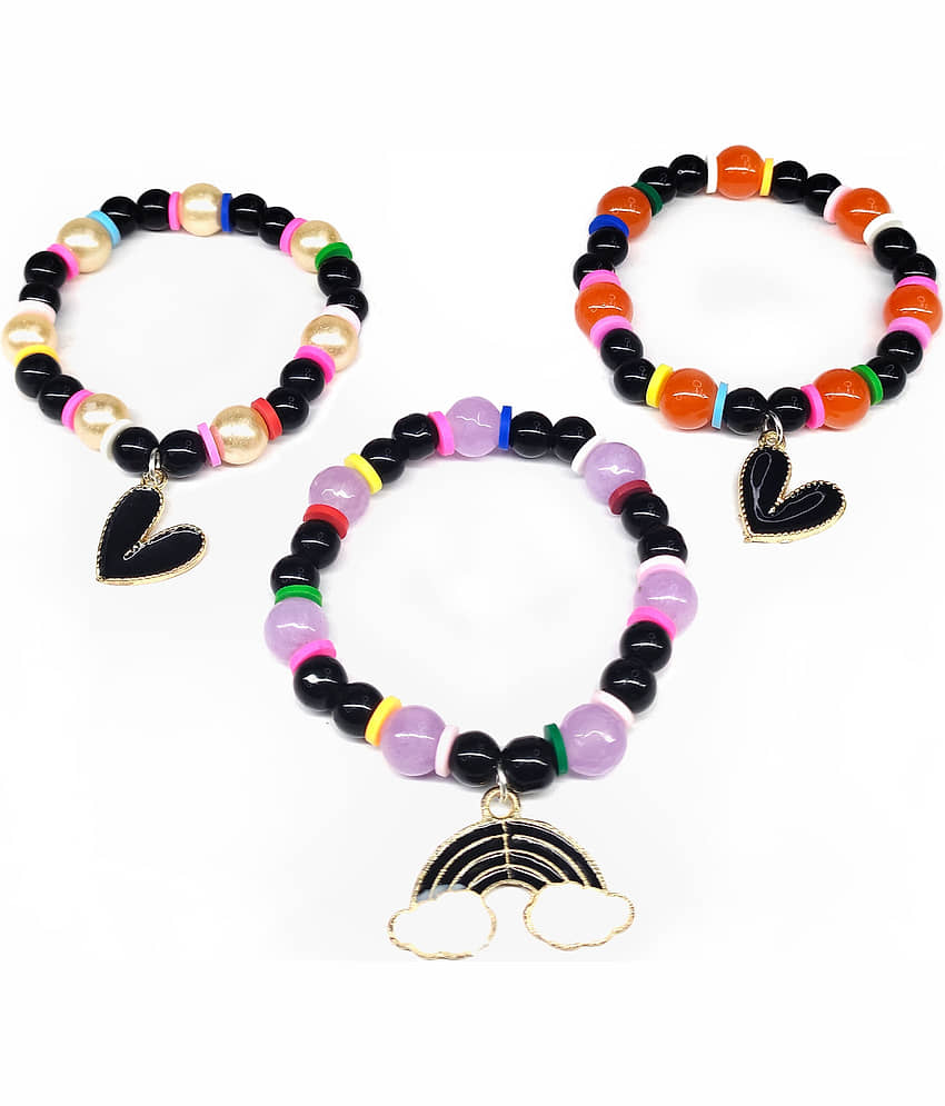 DAIVYA WELLNESS - Multicolor Bracelet ( Pack of 3 ) - Bangles & Bracelets | Buy online on ZillyBuy