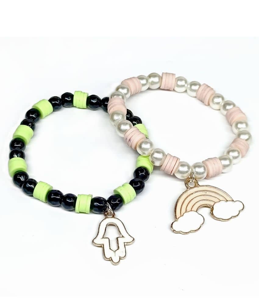 DAIVYA WELLNESS - Multicolor Bracelet ( Pack of 2 ) - Bangles & Bracelets | Buy online on ZillyBuy