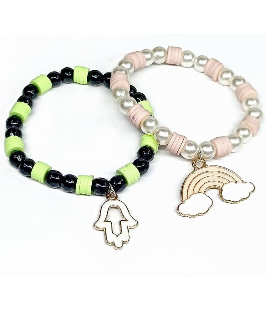 DAIVYA WELLNESS - Multicolor Bracelet ( Pack of 2 ) - Bangles & Bracelets | Buy online on ZillyBuy