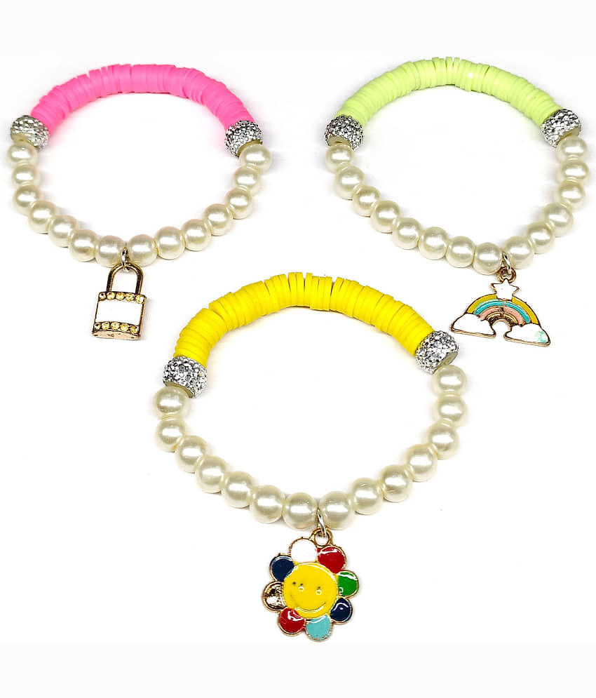 DAIVYA WELLNESS - Multicolor Bracelet ( Pack of 3 ) - Bangles & Bracelets | Buy online on ZillyBuy