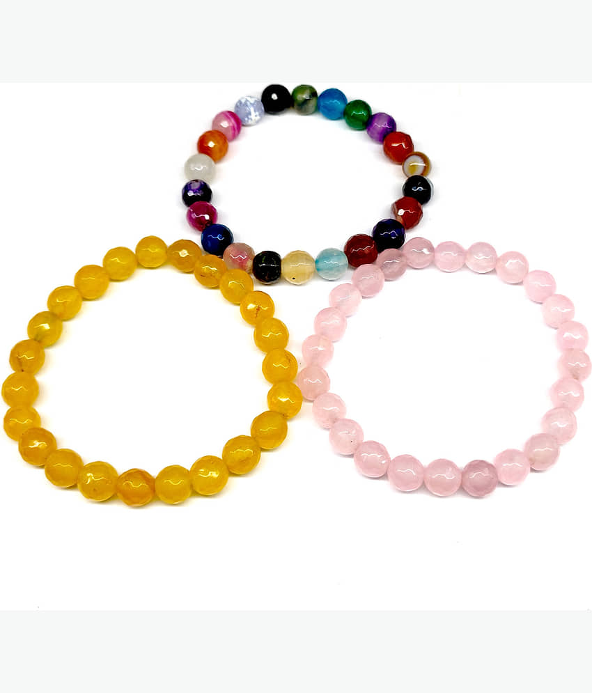 DAIVYA WELLNESS - Multicolor Bracelet ( Pack of 3 ) - Bangles & Bracelets | Buy online on ZillyBuy