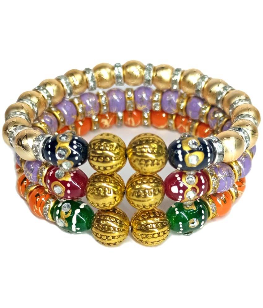 DAIVYA WELLNESS - Multicolor Bracelet ( Pack of 3 ) DAIVYA WELLNESS - Multicolor Bracelet ( Pack of 3 )