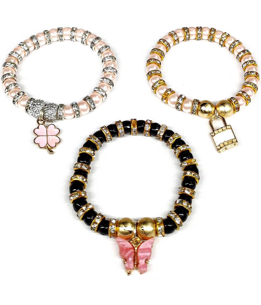 DAIVYA WELLNESS - Multicolor Bracelet ( Pack of 3 ) - Bangles & Bracelets | Buy online on ZillyBuy