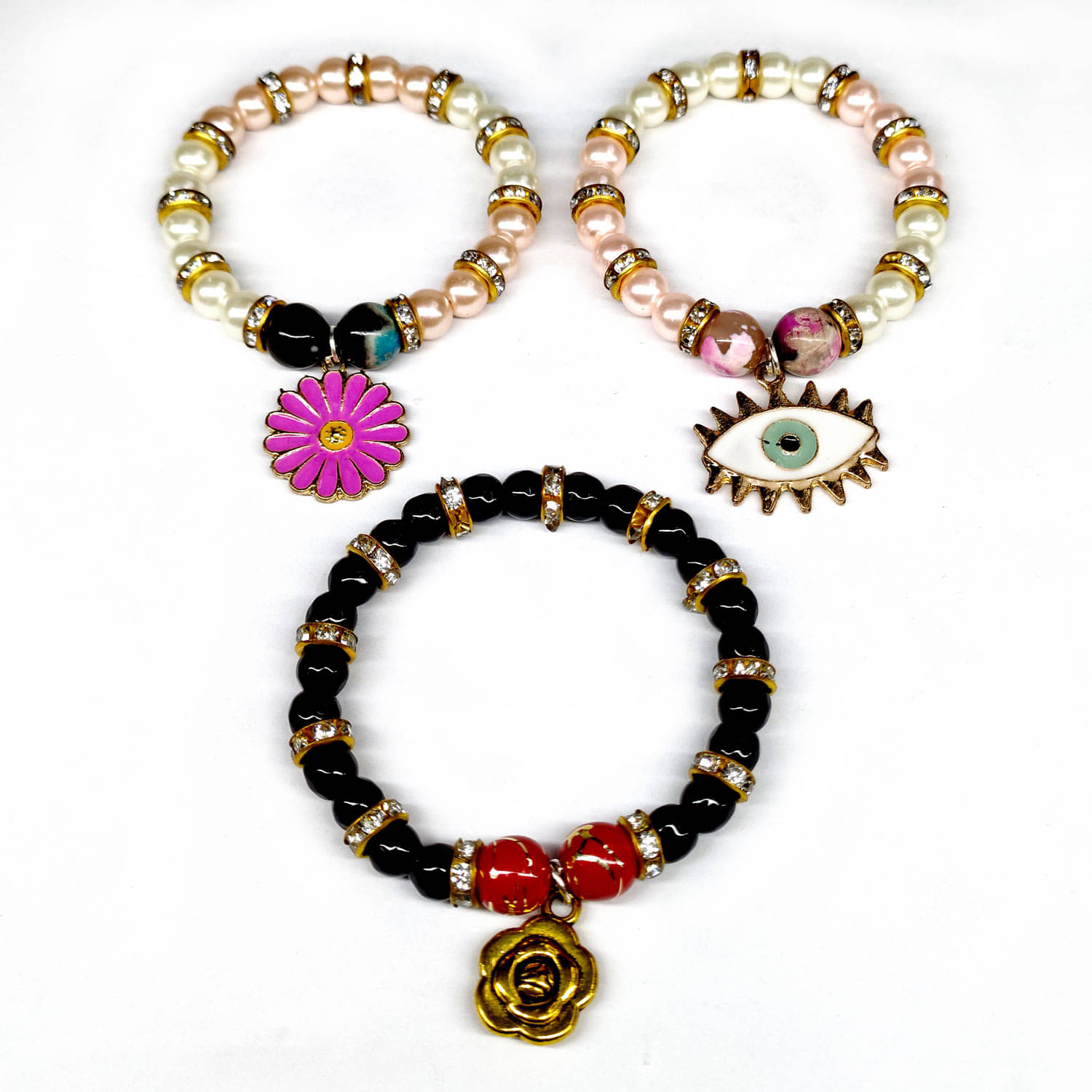     			DAIVYA WELLNESS - Multicolor Bracelet ( Pack of 3 )