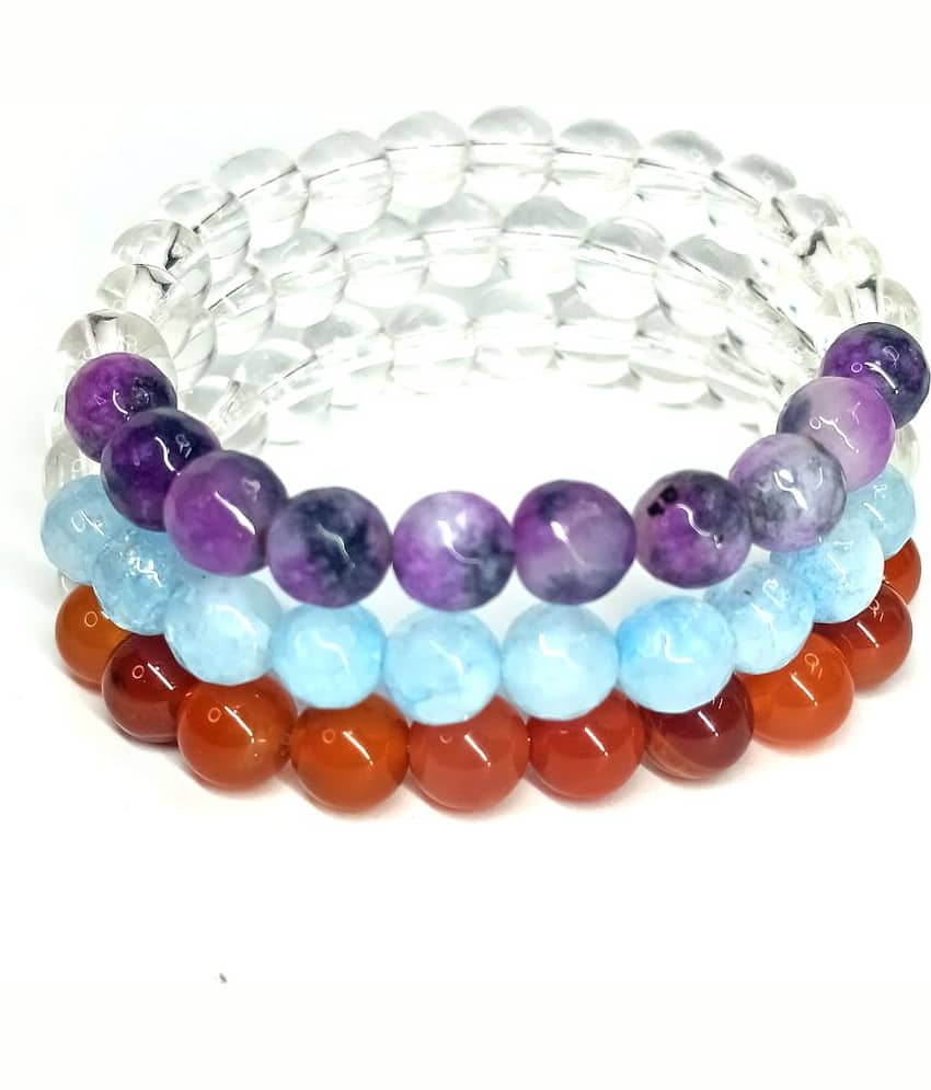 DAIVYA WELLNESS - Multicolor Bracelet ( Pack of 3 ) - Bangles & Bracelets | Buy online on ZillyBuy