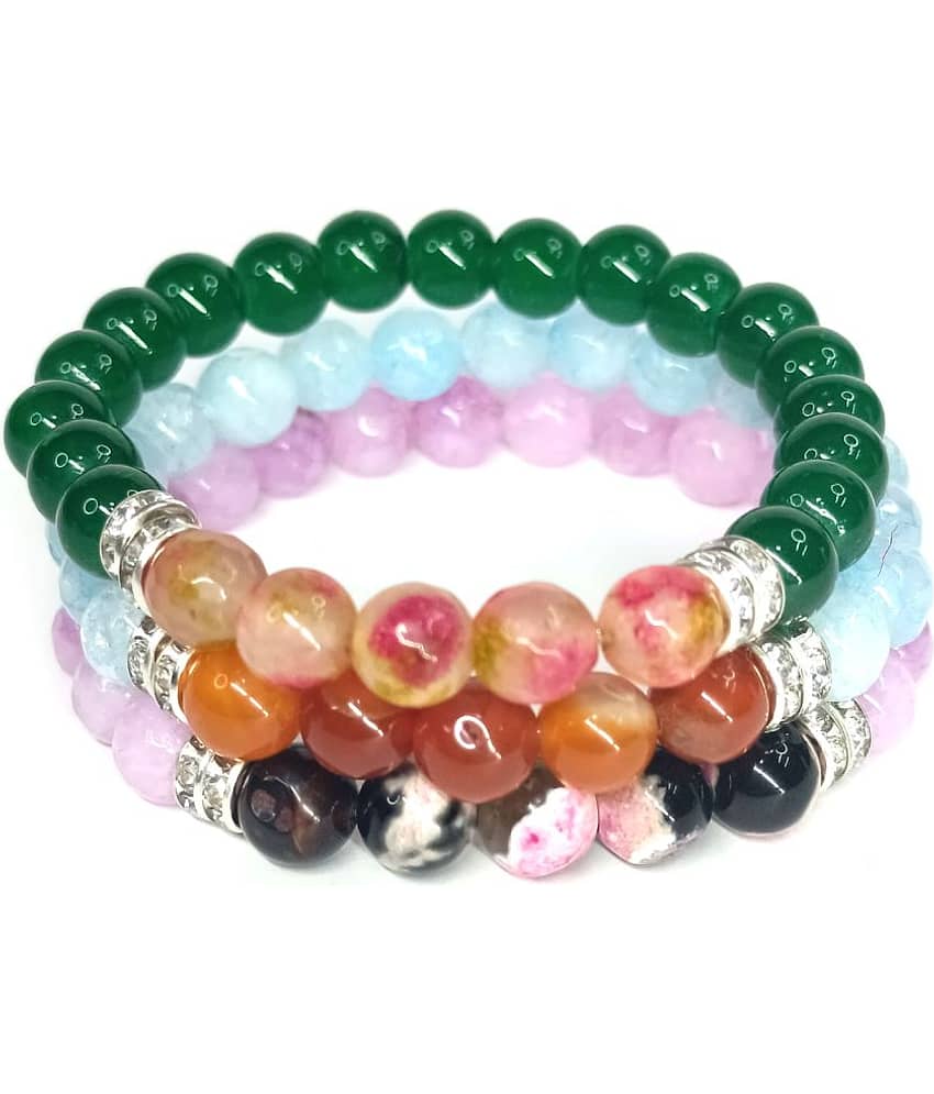 DAIVYA WELLNESS - Multicolor Bracelet ( Pack of 3 ) - Bangles & Bracelets | Buy online on ZillyBuy