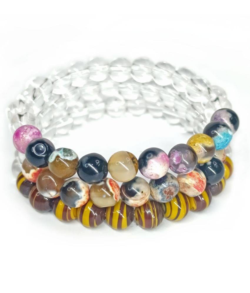DAIVYA WELLNESS - Multicolor Bracelet ( Pack of 3 ) DAIVYA WELLNESS - Multicolor Bracelet ( Pack of 3 )