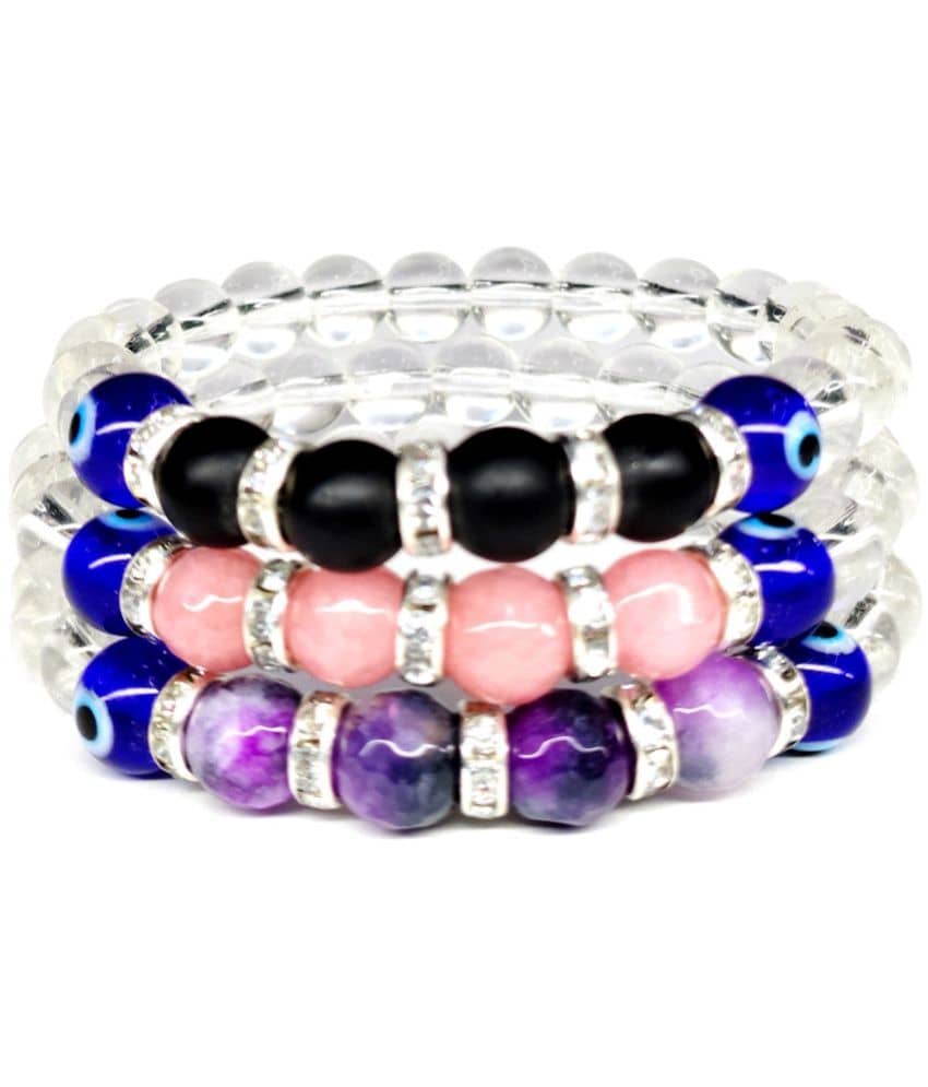 DAIVYA WELLNESS - Multicolor Bracelet ( Pack of 3 ) - Bangles & Bracelets | Buy online on ZillyBuy