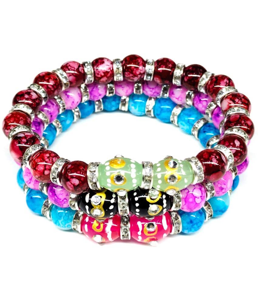 DAIVYA WELLNESS - Multicolor Bracelet ( Pack of 3 ) - Bangles & Bracelets | Buy online on ZillyBuy