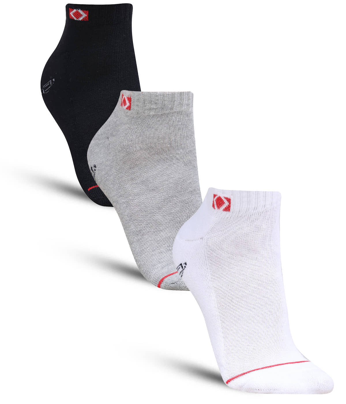 Dollar - Cotton Men's Self Design Multicolor Ankle Length Socks ( Pack of 3 ) - Socks | Buy online on ZillyBuy