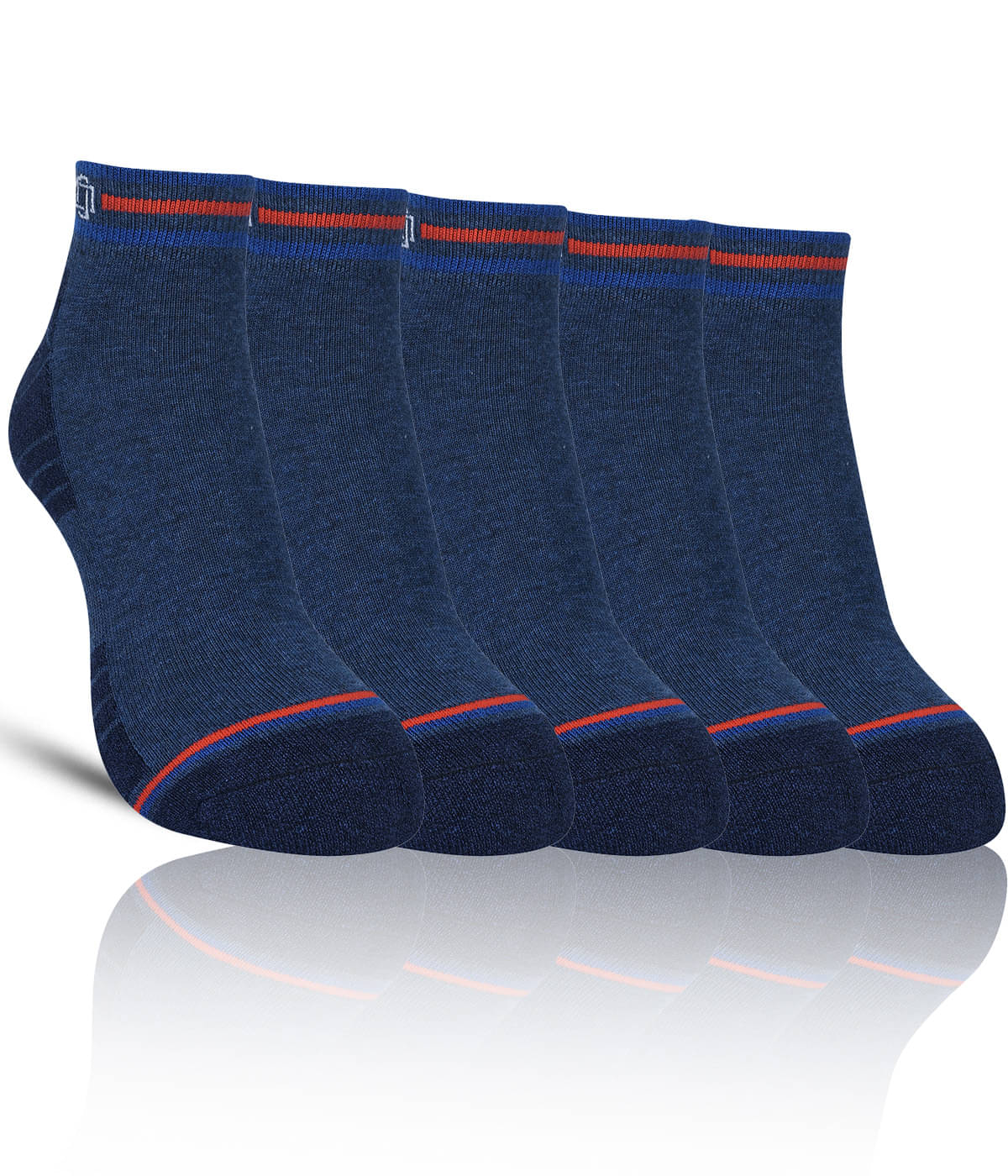 Dollar - Cotton Men's Self Design Blue Ankle Length Socks ( Pack of 5 ) Dollar - Cotton Men's Self Design Blue Ankle Length Socks ( Pack of 5 )