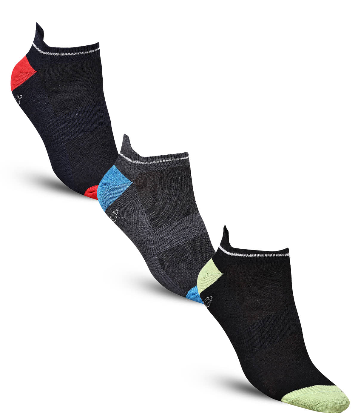 Dollar - Cotton Men's Self Design Multicolor Ankle Length Socks ( Pack of 3 ) - Socks | Buy online on ZillyBuy