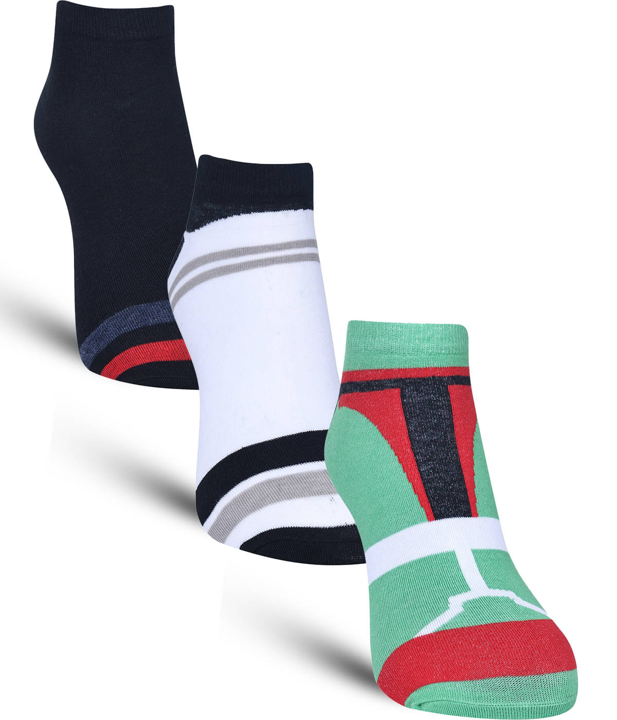    			Dollar - Cotton Men's Self Design Multicolor Full Length Socks ( Pack of 3 )