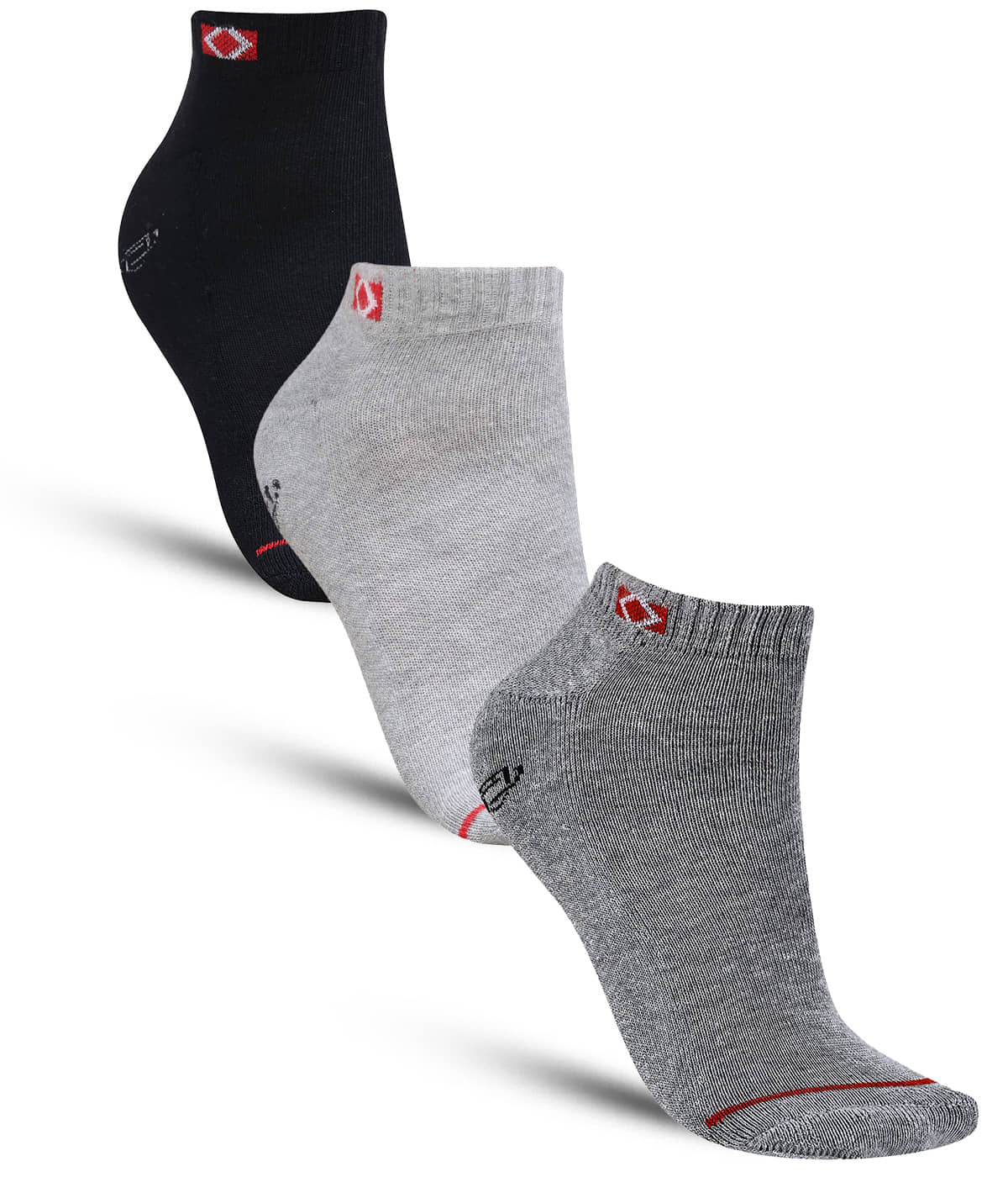 Dollar - Cotton Men's Self Design Multicolor Ankle Length Socks ( Pack of 3 ) - Socks | Buy online on ZillyBuy