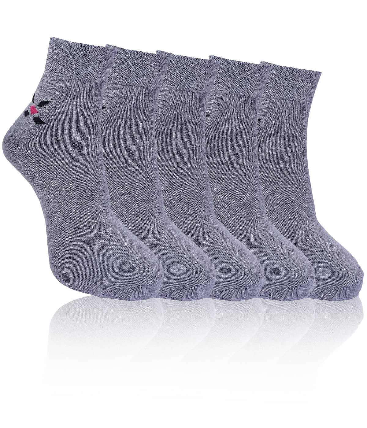 Dollar - Cotton Men's Solid Navy Blue Ankle Length Socks ( Pack of 5 ) - Socks | Buy online on ZillyBuy