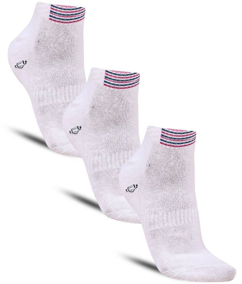     			Dollar - Cotton Men's Solid Multicolor Ankle Length Socks ( Pack of 3 )