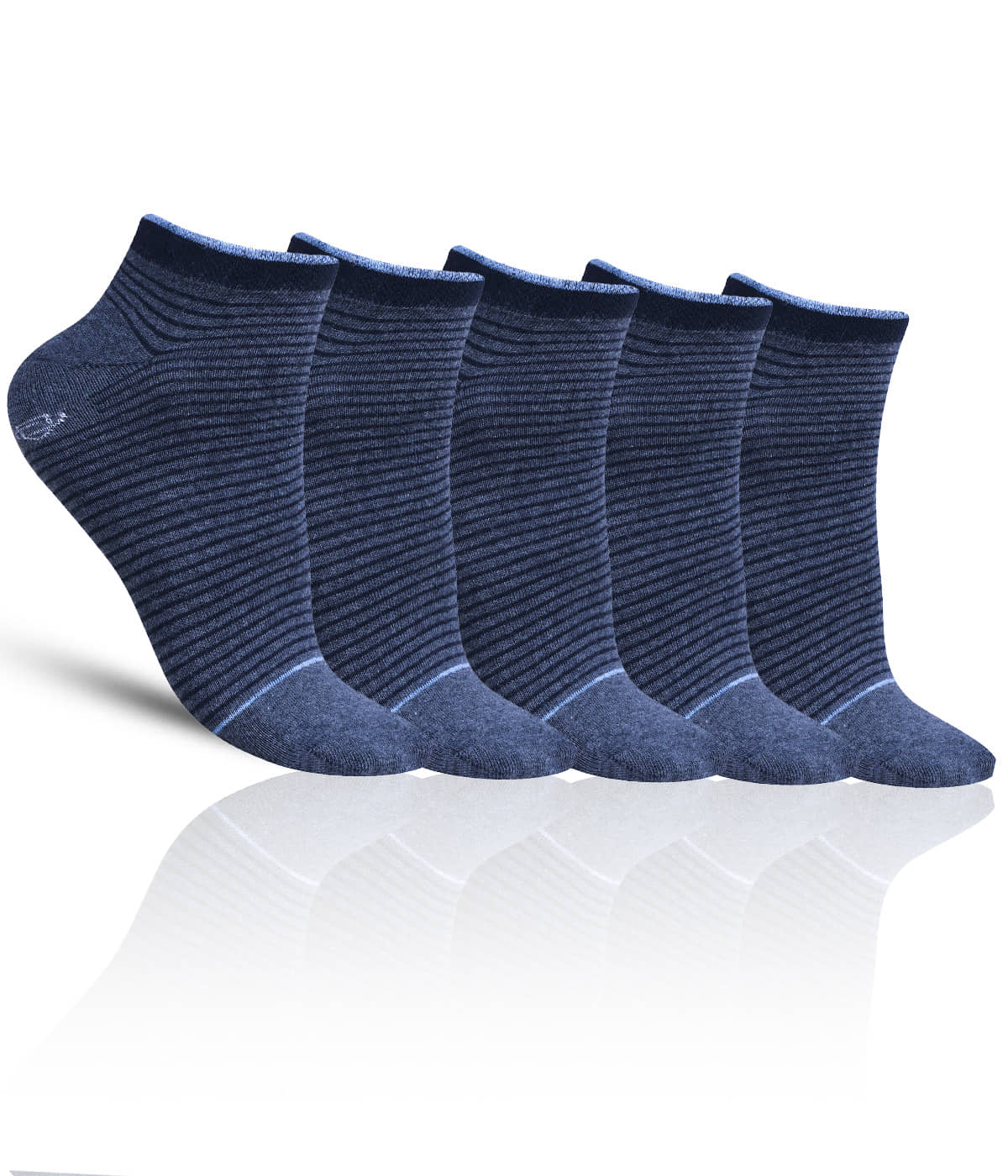Dollar - Cotton Men's Striped Blue Mid Length Socks ( Pack of 5 ) - Socks | Buy online on ZillyBuy
