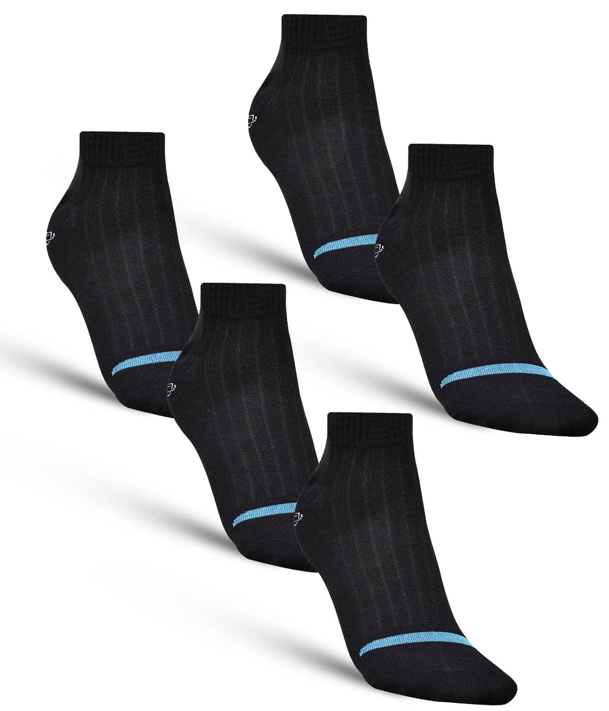 Dollar - Cotton Men's Striped Black Ankle Length Socks ( Pack of 5 ) - Socks | Buy online on ZillyBuy