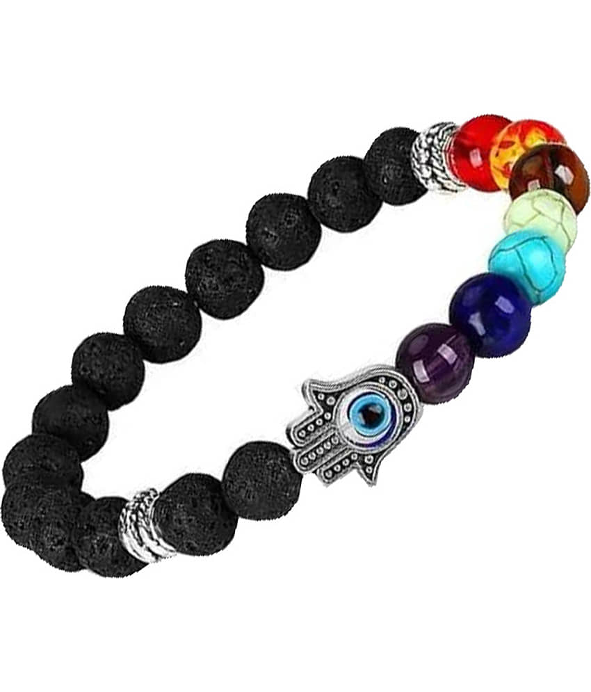 FASHION FRILL - Black Bracelet ( Pack of 1 ) - Bangles & Bracelets | Buy online on ZillyBuy