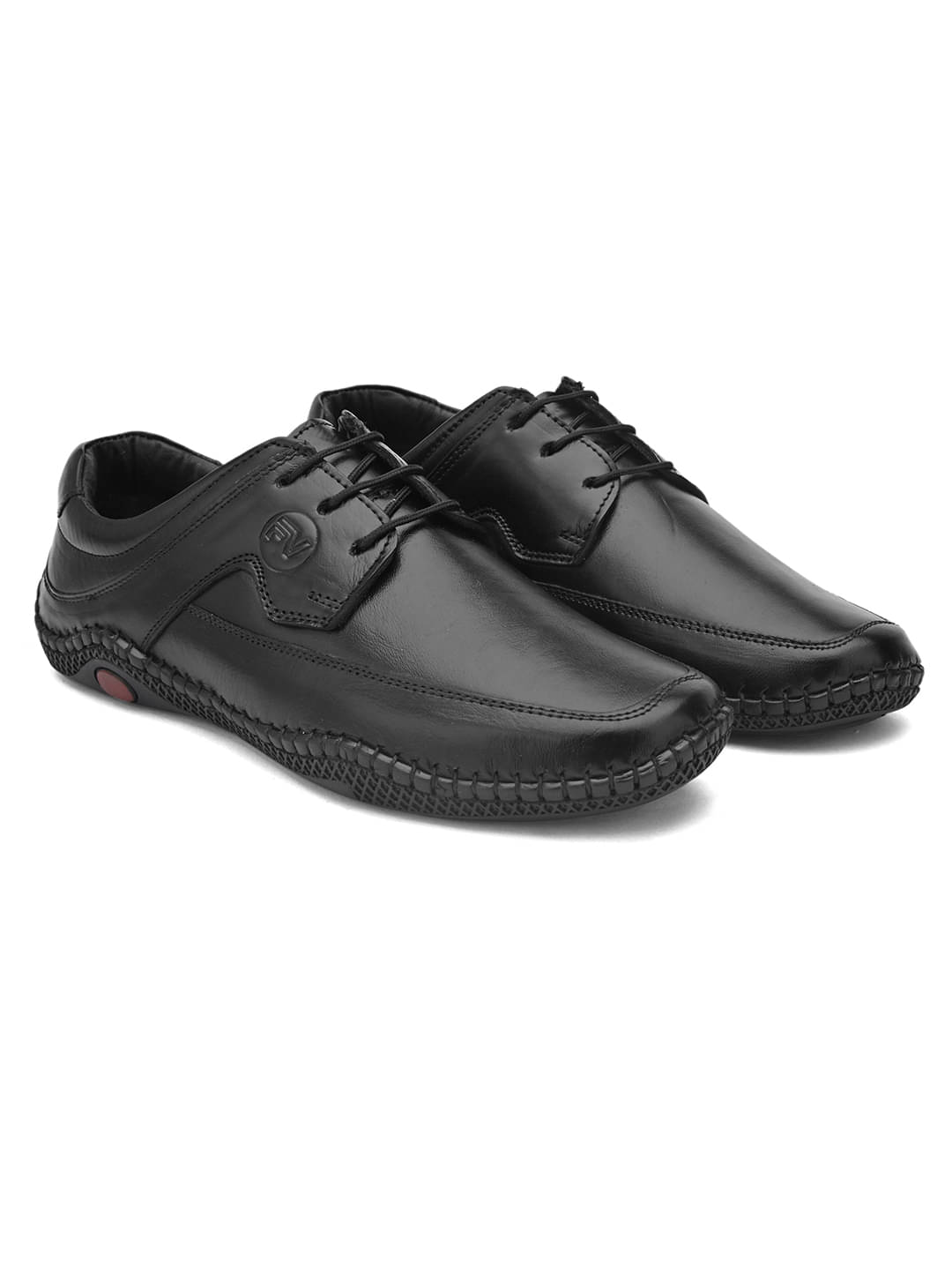     			Fashion Victim - Black Men's Derby Formal Shoes