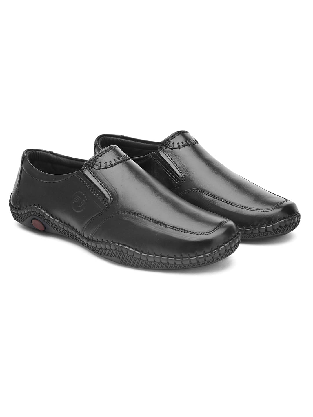     			Fashion Victim - Black Men's Slip On Formal Shoes