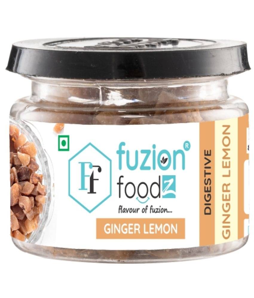 Fuzion Foodz Ginger Lemon Toffees 50 gm     			Fuzion Foodz Ginger Lemon Toffees 50 gm