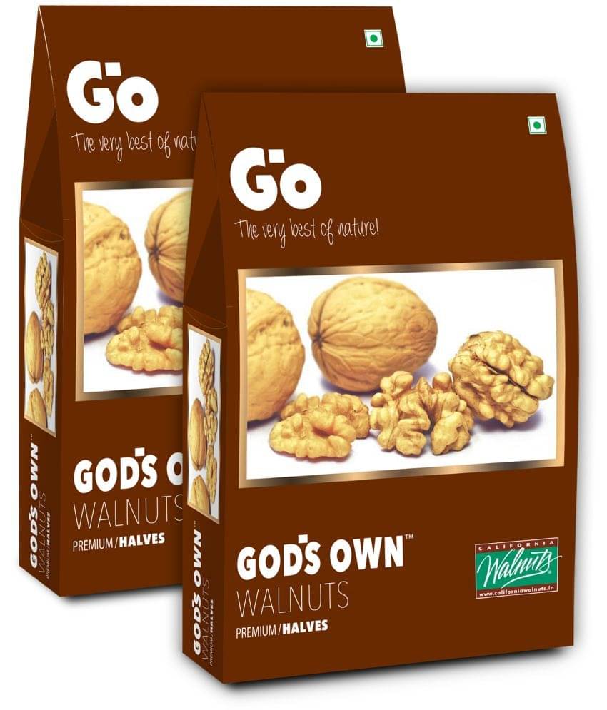 Go California Walnuts Kernels Premium Halves Vacuum Packed, 500g (250g X 2) - Fresh Walnuts | Kashmiri Walnuts | Healthy and Pure Walnuts Go California Walnuts Kernels Premium Halves Vacuum Packed, 500g (250g X 2) - Fresh Walnuts | Kashmiri Walnuts | Healthy and Pure Walnuts