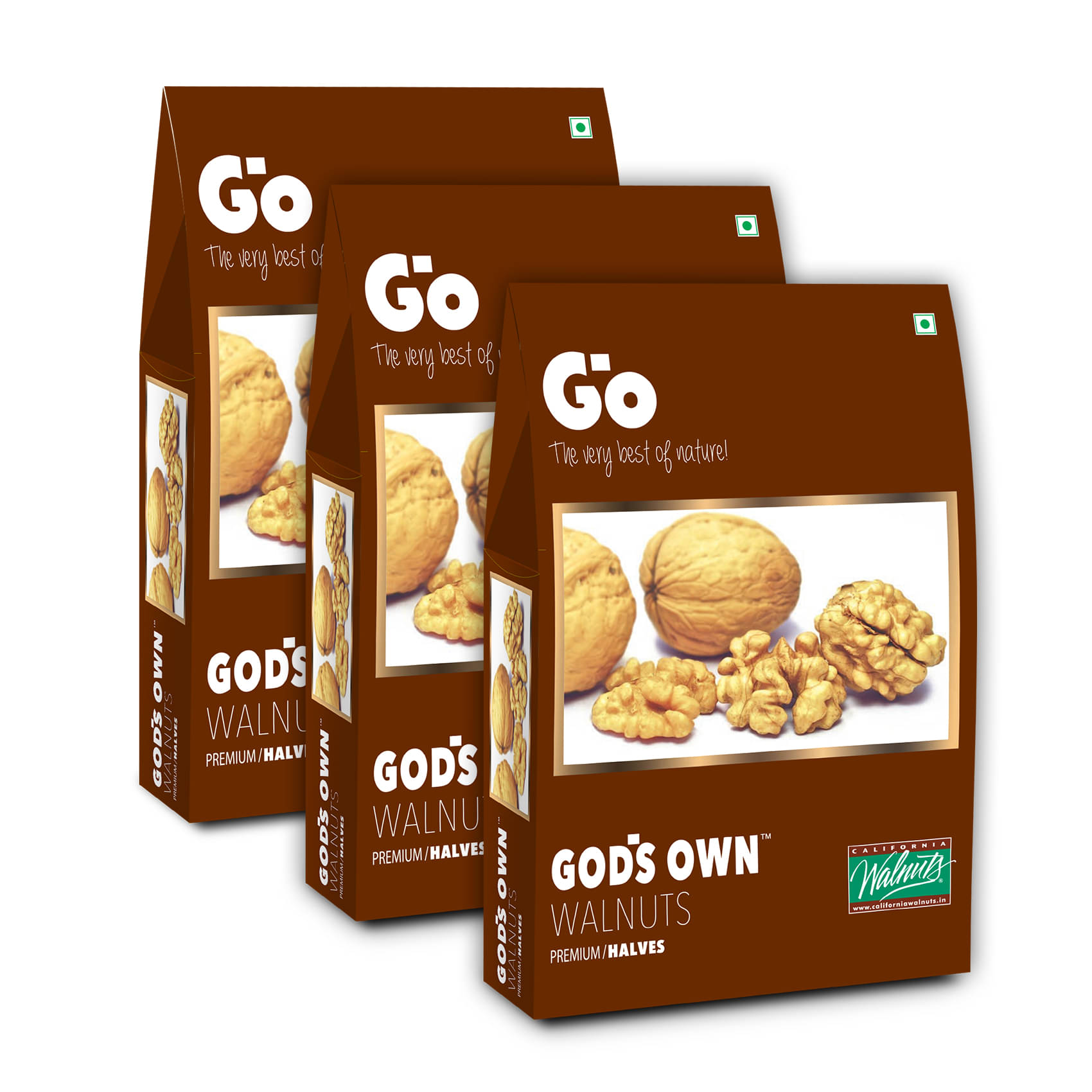 Go California Walnuts Kernels Premium Halves Vacuum Packed, 750g (250g X 3) - Fresh Walnuts | Kashmiri Walnuts | Healthy and Pure Walnuts Go California Walnuts Kernels Premium Halves Vacuum Packed, 750g (250g X 3) - Fresh Walnuts | Kashmiri Walnuts | Healthy and Pure Walnuts