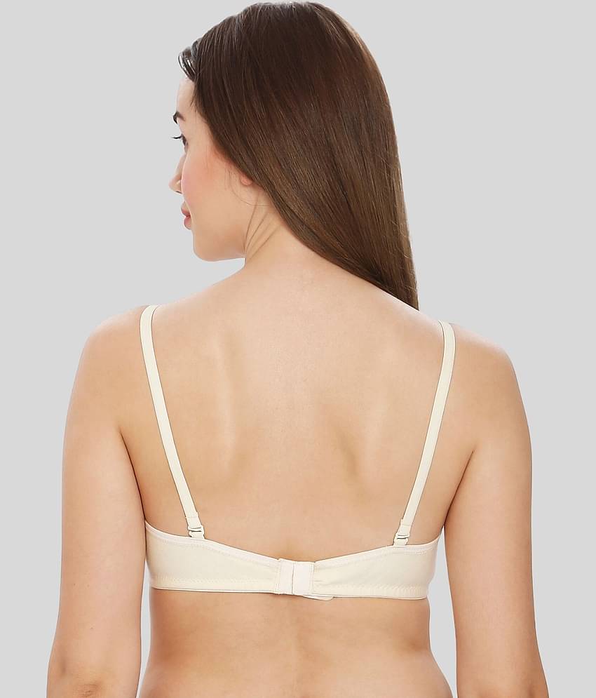 ILRASO Cotton Non Padded Women's T-Shirt Bra ( White )