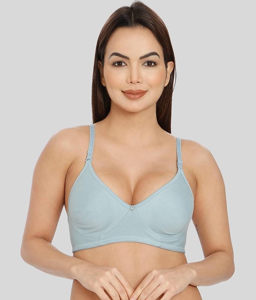 ILRASO Cotton Non Padded Women's T-Shirt Bra ( White )