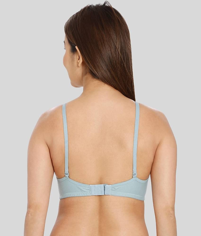 ILRASO Cotton Non Padded Women's T-Shirt Bra ( White )