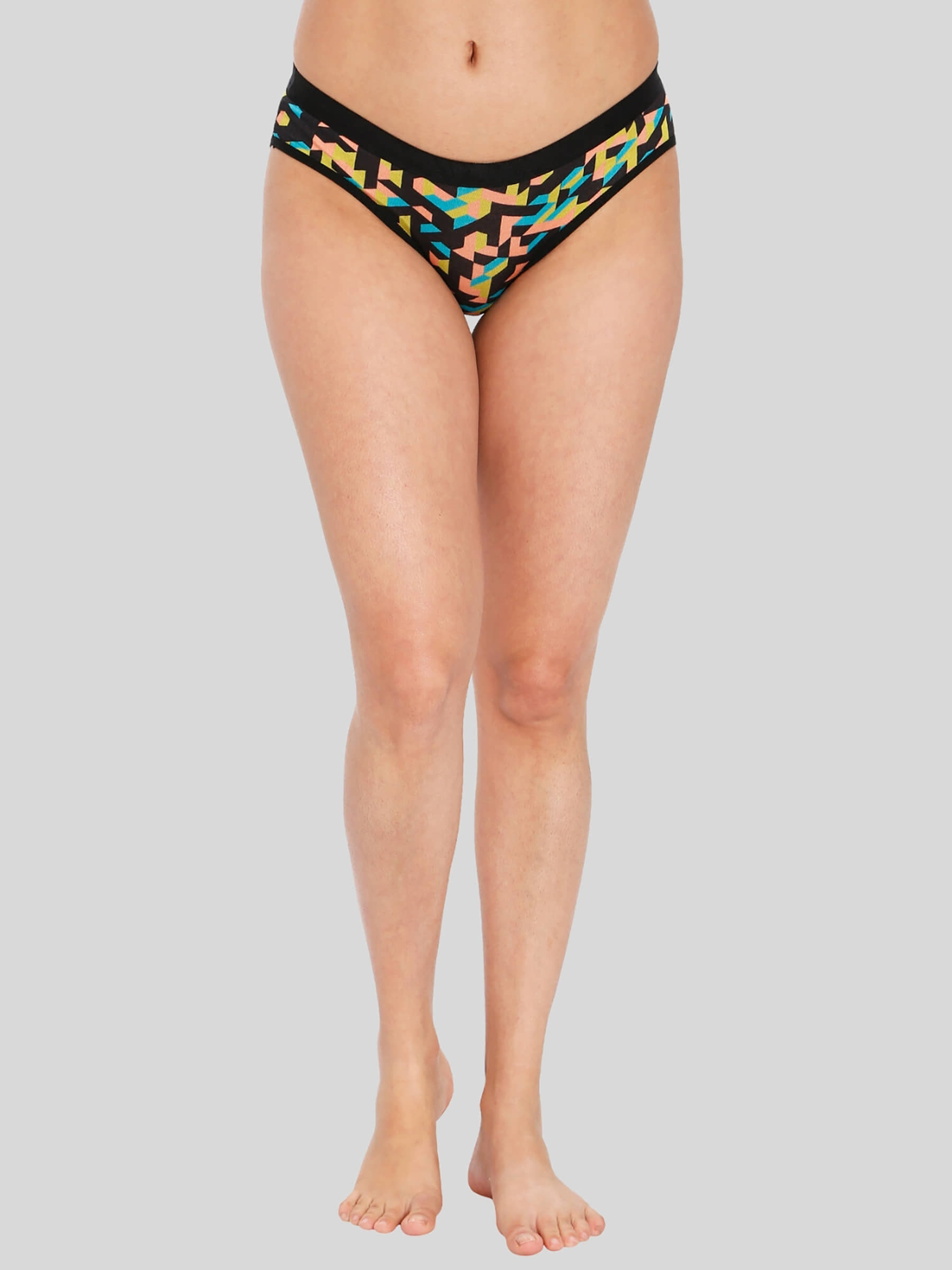 ILRASO Modal Printed Women's Bikini ( Blue )
